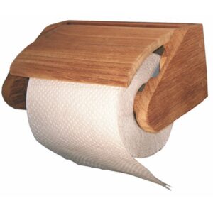 Teak Toilet Paper Holder - Image 1