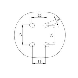 Orsa Led Navigation Light green stainless - Image 3