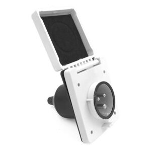 Trem (Ratio) Shore Power Inlet 16A white plastic - Image 1