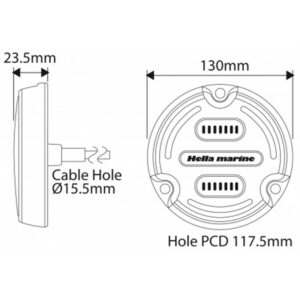 Hella APELO A3 Bronze White/Blue - Image 4