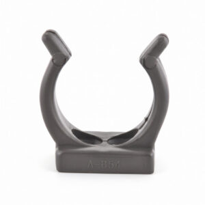 Tube Clips 25mm 2pcs Black - Image 1