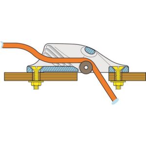Clamcleat 230AN Racing Junior MK1 with roller - Image 2
