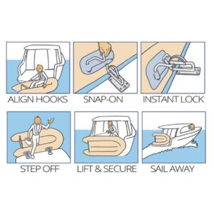 Snap davit INSTA-LOCK extended kit - Image 4