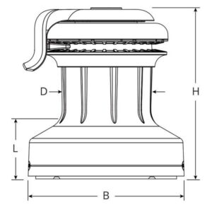 Ronstan Winch Orbit 20ST, 1-Speed - Image 5