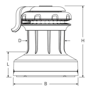 Ronstan Winch Orbit 40QT, 2-Speed - Image 5